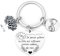JRZDFXS Cadeau Papa Noel,Porte clef Papa je t'aime，Papa Porte-clés Cadeau,Porte-clés de de Papa,Cadeau de fête des pères,Cadeaux d'anniversaire,Cadeaux de Famille (15)