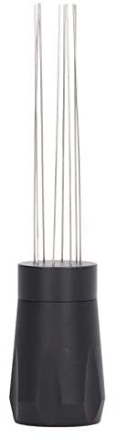 Aguja De Polvo De Tela Para Cafe, Maquina De Cafe Expreso De Acero Inoxidable, Distribuidor De Polvo Tipo Aguja Dispersor Auxiliar Para El Hogar(Negro)