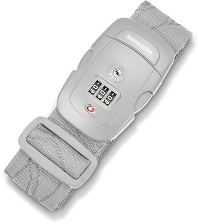 Samsonite 91152-1508 Lock and Security Accessories Sangle de Bagage de Voyage, Gris Clair