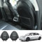 Ywooon Schutzbezug für Tesla Model Y Model 3 Model S Model X, Leder Sitzschoner Kinder seat Kick Protector Sitzschoner Kindersitz Rückenlehne Sitzbezug, Kohlefaser