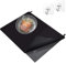 GBKDQQ Copertura Per Piano Cottura Resistente Al Fuoco E Al Calore: Elegante Nero, Rivestimento In Silicone, Impermeabile, Per Attività In Cucina (61,5 × 53 cm)