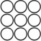 eMagTech 50 Stück Nitril-O-Ring 22 Mm ID X 2 Mm C/S NBR 70 Gummi 26MM X 22MM X 2MM O-Ring-Unterlegscheiben Abstandshalter O-Ringe Dichtung für Schlauch Wasserhahn Auto Sanitär