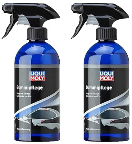 Car Rubber Care Spray Restorer Trim Door Window Seal Cleaner 2x500ml
