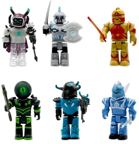 FYDZBSL Mini Figuren Set Cake Topper, 6 Stück Robloxx Figuren Set, Geburtstag Kuchen Dekoration, Spielset Figuren Set für Kinder Jungen und Mädchen Geschenke