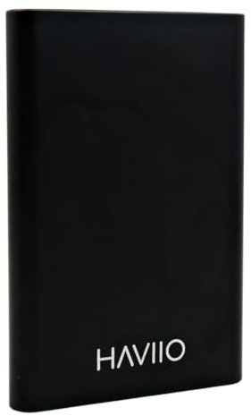 HAVIIO Disco duro externo portátil de 2.5 pulgadas USB 3.0 para PC, Mac, portátil, PS4, Xbox One, Xbox Series X (750 GB, negro)