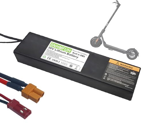 SNHMFUH 36V Li-Ion Akku 7.8Ah 8.7Ah 9.6Ah 10.5Ah 36V Elektroroller Batterie mit BMS Protection Board,Eingebaute Scooter-Batterie Für Elektroroller / M365 Roller 0-600w Motor,36v10.5ah