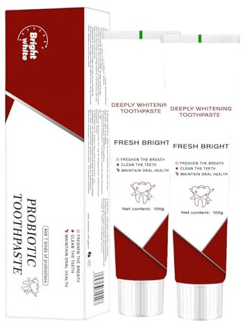 2er-Pack Probiotische Zahnpasta, Zahnpasta für frischen Atem, Tiefenreinigungspflege (2)