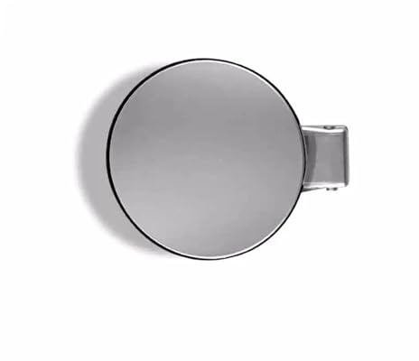 BGRVCKS Tankdeckel OEM 6R0809857 6R0809857D Kraftstoff Tank Türdeckel Abdeckung Klappe Kappe Für VW Für Polo 2011-2017 Öltankdeckel(Silber)
