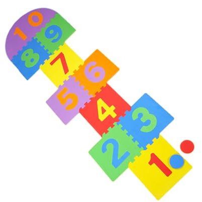 LIXSAZSE Schule Hopse Matten Spiel Kinder Ineinandergreifende Fliesen Garten Familie Spielzeug Pädagogische Gitter Matratze Spielmatte Puzzle Spiele