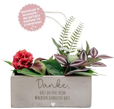 wunderwunsch Geschenk Hochzeit Pflanztopf, personalisierter Blumentopf Spruch