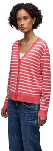 Street One Damen Gestreifter Cardigan