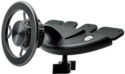 SPTSSWET CD Slot Phone Holder for Car, Magnetic Phone Mount | 360° Rotation, with Metal Ring, Ultra Stable, for iPhone 17 16 15 14 13 12 Series