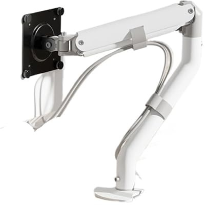 Liftable Display Screen Robotic Arm 17 to 32-inch Telescopic Desktop Monitor Stand(Whitesinglearmm7)