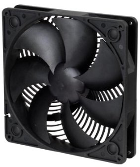 Silverstone AP181 Ventilateur pénétrateur d'air 180 x 180 x 32 mm 700/1200 tr/min Noir