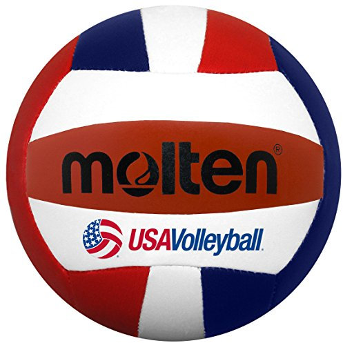 Molten Mini-Volleyball (rot/weiß/blau, 12,7 cm Durchmesser)