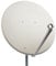 PremiumX PXS100 Satellitenschüssel 100cm Stahl Hellgrau Satellitenantenne SAT Spiegel mit LNB Tragarm und Masthalterung