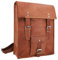 Gusti Rucksack Leder - Joe Damen und Herren Rucksack Lederrucksack Vintage Braun Leder