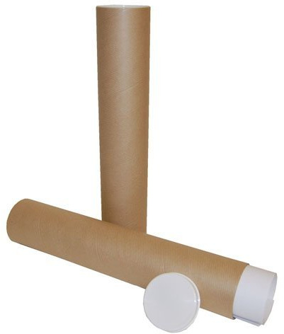 Ei-Packaging A2 Postal Tube, Brown Cardboard, 500mm x 76mm, Quantity 20