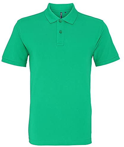 Asquith & Fox Men's Asquith and Fox Men's Polo Short Sleeve Polo Shirt, Green (Kelly 000), Medium (Manufacturer Size:Medium)