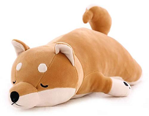 Fortuning's JDS Shiba Inu Umarmungskissen Plüsch weich Kinder schlafen Komfort Kissen Spielzeug, 30''