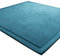 LEHOUR Les Enfants Plein de Velours épaississement de Couverture des Tapis Tapis Enfants antidérapante Tatami pour agrandir Jouer Tapis Salon, la Chambre du bébé, Salon (Bleu, 150 * 150CM)