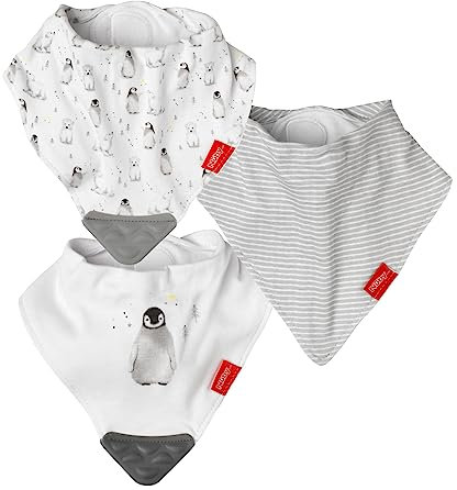 Nuby Bandana Beißlätzchen, 3 Stück