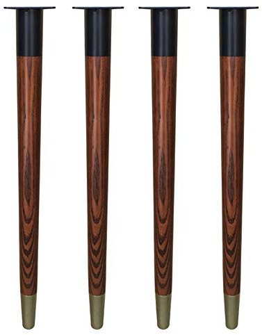 Furniture support leg Massivholzfuß Stützfuß Tischfuß Nussbaum Stützfuß Tischbein