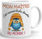 L'Esprit Des Anges Tasse Mug Cadeau Maître École - Mon Maître C'est Vraiment Le Plus Chouette Du Monde- Idée Originale Fin Année Humour (Chouette)