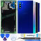 iStable Vitre arrière pour Samsung Galaxy Note 10+ Plus N976F Coque Cache Batterie + Kit Outils Guide de Réparation -Origine Bleu