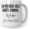 Arzt Tasse lustig, Ein weiser Arzt sagte einmal Spruch Danke Arzt Geschenk-Idee, Dankeschön Witz Motiv Facharzt Doktor Mediziner Kaffeetasse Beruf Kaffee-Becher