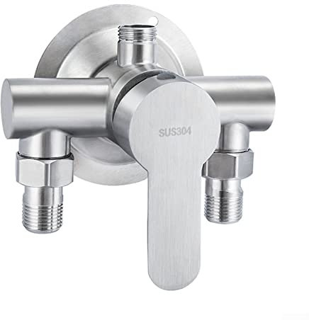 PETSTIBLE G1 / 2 Rubinetto Doccia Parete Rubinetto Doccia, Rubinetto Da Bagno A Parete In Acciaio Inox Doccia Rubinetto Miscelatore Bagno Acqua Calda E Fredda Valvola Miscelatrice