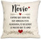 Bommex Regalo de Novio Espero Que Cada Vez Que Abraces Este Cojin Te Recuerde Cuanto Te Quiero Funda de Cojin Novio Te Quiero Regalo de Cumpleaños Regalo de San Valentin (Novio)
