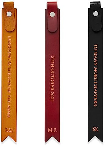 Personalisierte Leder Lesezeichen benutzerdefinierte Druck Vintage Lesezeichen Jahrestag Geschenk für Freundin Abschiedsgeschenk Lehrer, Lesezeichen für Lehrer, Freunde, Studenten und Kollegen