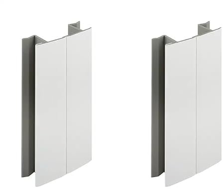 2x jonction de plinthe 150mm blanc brillant cuisine raccord connecteur pied de meuble profil PVC plastique finition