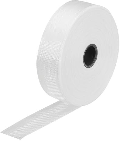 QUARKZMAN Glasfaser Gewebeband Glasgewebe Glas Faser Netz Gewebe Glasfaser Gewebe Isolierung Klebeband 50m(55 Yard) x20mmx0.1mm für Verstärkung Reparatur