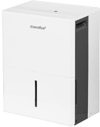Luftentfeuchter 'Comfee', 30 l/Tag, Luftentfeuchter geeignet bis 73 m², Wassertank, Räder, Trocknungsmodus, geräuscharm, MDDPE-30DEN7