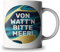 NORDSEEGUT Watt'n Kaffeetasse mit Meer-Motiv im Nordsee Charme - Teetasse in Standardgröße ideal für Kaffee, Tee & Kakao - Kaffee-Becher, Kaffeepott Tasse