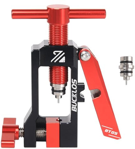 BUCKLOS Hydraulische Scheibenbremsschlauch-Montagewerkzeug, 2-in-1-Nadel-Treiber-Einführwerkzeug mit Mineralschlauch-Schneidwerkzeugen BT05 für MTB, Rennrad, kompatibel mit BH90/BH59/Avid/Magura/Banjo