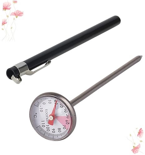 GARVALON Babyflaschen-thermometer Haushaltsthermometer Für Milch Und Wasser Tragbares Babythermometer Temperaturmessgerät Für Babynahrung Schwarz