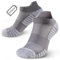 HUEGLO 3Paar Socken für Ferse, Knöchel und Fußgewölbe Unterstützung Damen Herren Sport Unterstützen Wandersocken Laufsocken Sportsocken Rutschfeste Anti Schweiß Socken