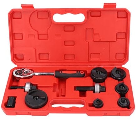 Kit de Perforador Manual, Multifuncional, Portátil, Estable, con Trinquete Manual, Juego de Sacabocados de Metal para Instalación de Muebles