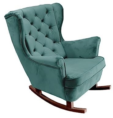 DomiMeble Relaxsessel Gepolstertem Sitz Armlehnen Fernsehsessel Loungesessel Polstersessel Couchsessel Armsessel Chair Wohnzimmersessel Ohrensessel Armlehnensessel 102x81x95cm Green_29854