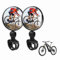 2 Pcs Bike Mirror,Bicycle Mirrors For handlebars Uk,bike Mirror Handlebars,Bike mirrors For Electric Bikes,Cycle Mirrors For Bike Handlebars,for Mountain Road Bikes