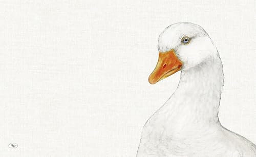 IHR - MCB 1072760 - Frühstücksbrettchen, Farm Goose, Gans, Melamin, 23,5cm x 14,5cm, mehrfarbig, spülmaschinengeeignet