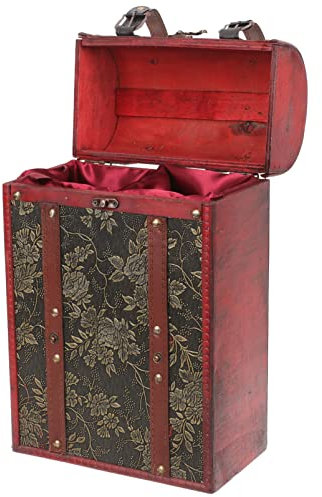 ABOOFAN Boîte À Vin Double Réfrigérateur Couvercle d'eau Bouteilles De Vin Vides Tasses Ouvre-Bouteille De Vin Rouge Casier À Vin Étagère À Vin pour Bouteilles De Vin