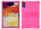 GYDQQKJ per Samsung Galaxy Tab S9 FE (10.9) Custodia, Rosso rosa Ultrasottile Silicone Case TPU Shell Morbida Sottile Protettivo Copertura Antiurto Cover per - Rosso rosa
