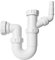 Hulthor Washing Machine Waste Trap – Single or Double Outlet Options – 1.5 Inlet Trap for Washing Machine, Dishwasher, or Kitchen Sink Waste Connection – Easy Fit Compression Joint (Single Outlet)