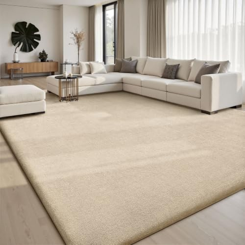 Sour Lemon Teppich Wohnzimmer 120x160cm,Beige Flauschiger Kinderteppich | Waschbar modern Gegend Teppiches, rutschfester Kurzflor Teppich, fusselfrei für Kinderzimmer Mädchen Junge, Schlafzimmer,büro