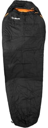 GymBeam Outdoor Schlafsack – Schlafsack 3-Season für Frühling, Sommer & Herbst, wasserabweisender Schlafsack, Mumienform mit Kapuze, max. Körperlänge 190 cm, Temperaturgrenzen -3°C bis 6°C