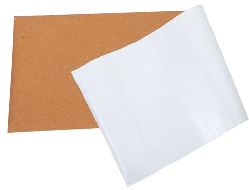 PRETYZOOM Selbstklebende Korkrolle 1200x400x3mm – Korktafelstreifen für Büro Wand Schallabsorbierend Elastisch Große Pinnwandfläche